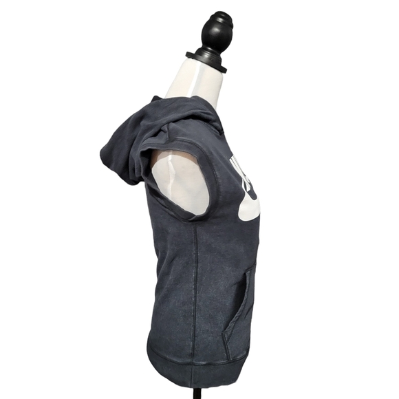 Nike sleeveless hoodie extra small gray - Picture 2 of 7